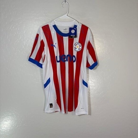 Paraguay Soccer Jersey Mens XL APF 10 Football Shirt Puma New Tags - Picture 1 of 8